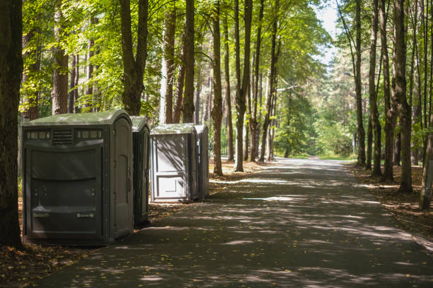 Porta potty delivery and setup in Ballville, OH